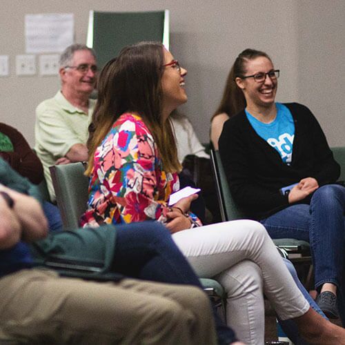 People enjoying a Sunday service at Connect Church